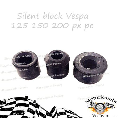 Silent block motore e ammortizzatore carter Vespa 125 150 200 px pe prima serie