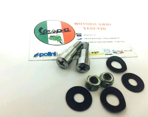 screws for vespa levers plus nuts plus washers lower and upper vespa 50 r l n special