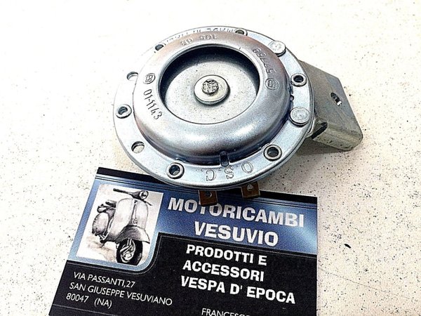 Horn continuous 12 volt 85mm Vespa pk 50 s since 1983